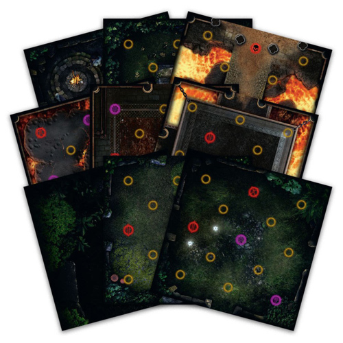 Dark Souls: The Board Game - Darkroot Basin & Iron Keep Tile Set